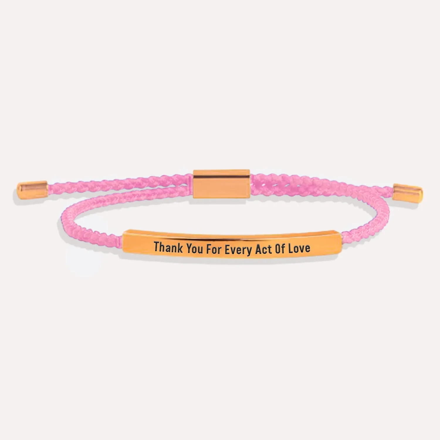 Thank You For Every Act Of Love Tube Bracelet