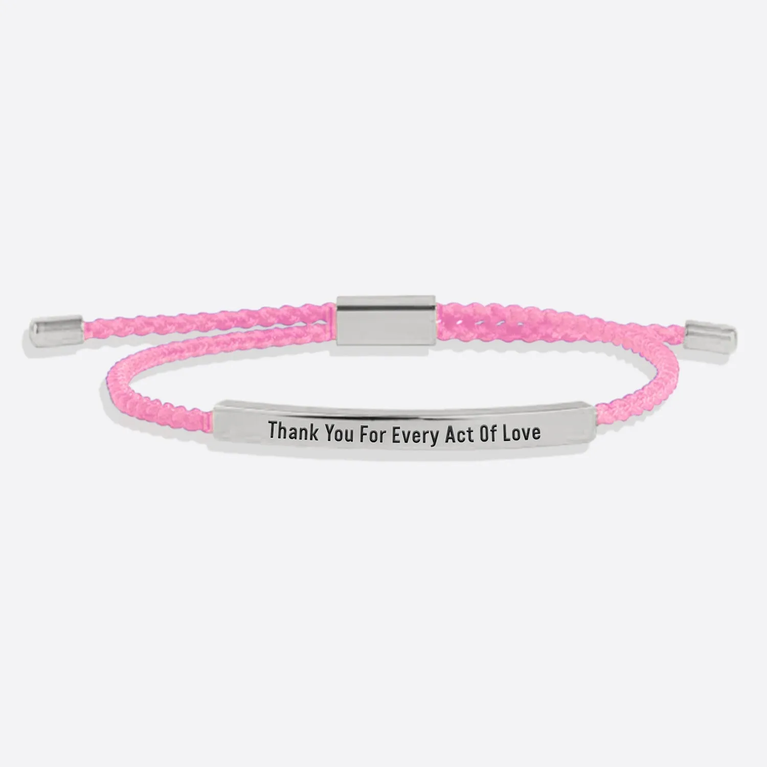 Thank You For Every Act Of Love Tube Bracelet