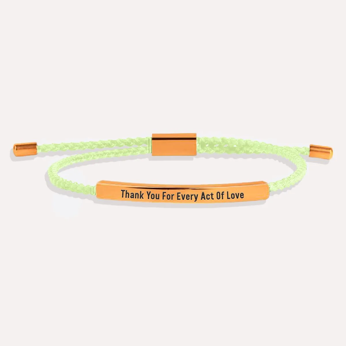 Thank You For Every Act Of Love Tube Bracelet