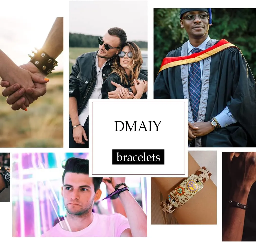 Zodiac Constellations Bracelet Leather Boho Bracelets Woven Wrap Bracelet Jewelry for Women and Men Birthday Gift